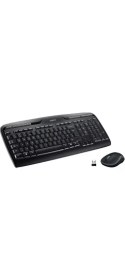 Resim Logitech MK330 M.medya Siyah Kablosuz Klavye Mouse Set (920-003988) 