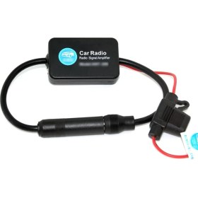 Resim Tme 12V Radyo Sinyal Yükseltici Güçlendirici Amplifikatör 