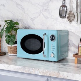 Resim Vestel MD 20 YD Retro Düş Mavisi Mikrodalga Fırın 20265356 