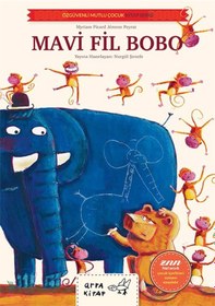 Resim Mavi Fil Bobo-Arpa Kitap-Özgüvenli Mutlu Çocuk Kitap Serisi 