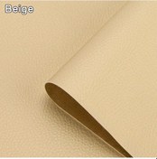 Resim Kendinden Deri İçin Onarım Yama Bant Ev Dıy Fix Kanepe Moto Araba Koltuğu Beige 150x138cm 