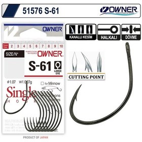 Resim Owner 51576 S-61 Black Chrome Iğne No: 2 