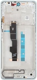 Resim Xiaomi Redmi ile Uyumlu Note 13 5G Lcd Ekran Dokunmatik Çıtalı Full TFT Mavi 
