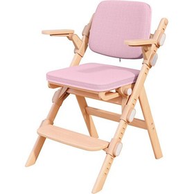 Resim Karr Kids Cadiz Ahşap Pembe Çocuk Sandalyesi 