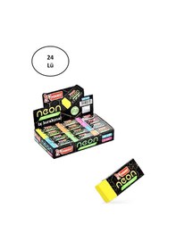 Resim Mikro 2b-24n Neon Soft Silgi 24'lü Paket 