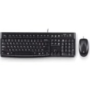 Resim Logıtech MK120 Tr Q USB Kablolu Klavye ve Mouse Set Siyah 920-002560 