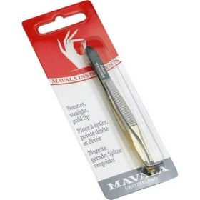 Resim Mavala Tweezers Straight Gold Tips 