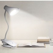 Resim Mufunye 360 Ayarlanabilir Usb Şarjlı 3 Seviye Parlaklık Kitap Okuma Lambası - Göz Koruma Beyaz 