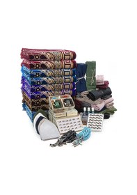 Resim Ayasofya 20 Kişilik Hac Ve Umre Hediyelik Dodya Kadife Seccade Seti 