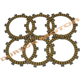 Resim Yuki Yk 250 Zh Debriyaj Balata 6'Lı Set 