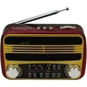 Resim Kahverengi Nostaljik Radyo USB Sd Fm Aux Mp3 Çalar, Şık ve Kullanışlı Seçenek 