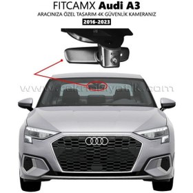 Resim RoseLove FitCamX - Audi A3,S3,RS3 Modele Özel 4K Araç Kamerası 