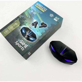 Resim Serreha K55 Kablosuz Led Işıklı Oyuncu Pubg Bluetooth Kulaklık 