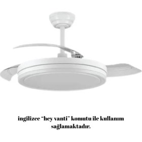 Resim Vanti KCF307 30W 42” Smart Ledli Modern Vantilatör 