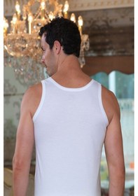 Resim Erkek Beyaz 6'lı Paket %100 Pamuk Atlet M Tme002set Yeni Sezon Beyaz 