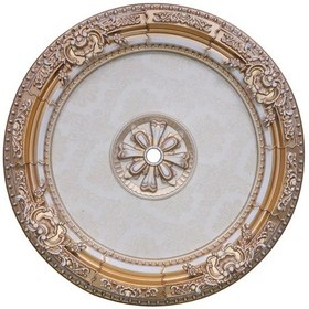 Resim 90x90 Oval Bronz Renk Saray Tavan Göbek 