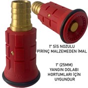 Resim Bilgeden 1" Sis Nozul- Yangın Dolap Lansı Pirinç Malzeme-1.Kalite 