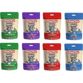 Resim Crunch 4 Çeşit Karma Kedi Ödülü 60 Gr. X 8 Adet 