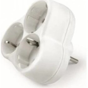 Resim Pemka Üçlü Golyat Priz 3'lü Golyat Topraklamalı 