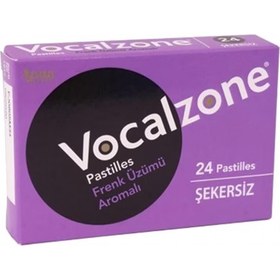 Resim Vocalzone Frenk Üzümü Aromalı 24 Pastil 