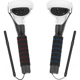 Resim Amvr Quest 2/quest/rift S Kontrol Cihazları Uzantıları Için Aksesuarlar 