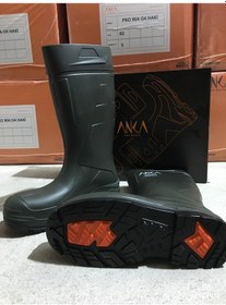 Resim Mekap Anka Pro904 Pu Çizme Uzun Haki O4 Çelik Burunsuz Tüm Nolar 