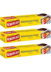 Resim Koroplast Alüminyum Folyo 8 Mt X 3 Paket 