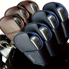 Resim 10 adet Özel İsim Golf Demir Kafası Kılıfları - Kalın Şok Geçirmez Astar, Dayanıklı saç tokası ve Döngü Kapatma, Çizilmeye Karşı Koruyucu Kılıflar, Beyaz, Golf Aksesuarları, Klüp Kafası Koruma, Şık Klüp Kılıfı, Yüksek Kaliteli Kılıf, Golf Kafası Kılıfı, Golf Klüp Kılıfı, Sürücü Kılıfı 