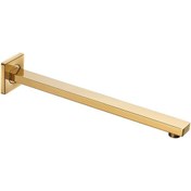 Resim Fause Ankastre Duş Başlığı Borusu Kare Altın Kdb103-g Altın 