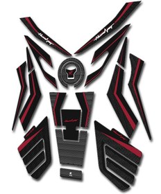 Resim Hornet 750 Tankpad Setibordo Beyaz Bordo 