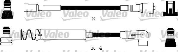 Resim ATEŞLEME KABLO TK. OPEL CORSA 8V 84 90 