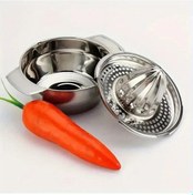 Resim Meridiangoods Silvery 1 Adet Manuel Narenciye Sıkacağı Paslanmaz Çelik Portakal Limon Sıkma Makinesi 
