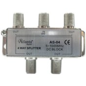 Resim Atlanta As-04 1/4 Uydu Bölücü 5-1000 Mhz Dc Block 