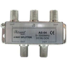 Resim Atlanta As-04 1/4 Uydu Bölücü 5-1000 Mhz Dc Block 