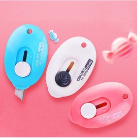 Resim Powermaster Pm-14375 Çelik Bıçaklı Mini Tekli Falçata Maket Bıçağı 