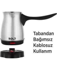 Resim Paslanmaz Çelik Türk Kahve Makinesi, Şık ve Dayanıklı Tasarım 