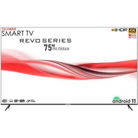 Resim Telenova 75FS1304 75" 190 Ekran 4K UHD Android Smart LED TV Telenova Revo 75" 75FS1103 190 Ekran 4K Ultra HD Android Smart LED TV