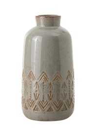 Resim Mudo Home Ashen Seramik Vazo 16x31 Cm Gri 