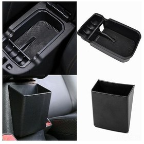 Resim Xiyyadms Jeep Compass 2017-2020 Merkez Konsol Düzenleyici - Kaymaz Tabanlı Pratik Depolama Kutusu 