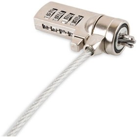 Resim Genel Markalar Sl-s202, Şifreli Notebook Kilidi, 110cm, Kaplamalı Çelik Kablo. 