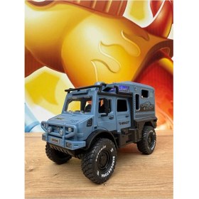 Resim Scntoys Lüks Sürtmeli Sesli Işıklı Müzikli Off Road Aracı Arazi Aracı Lüks Oyuncak Karavan 18CM 