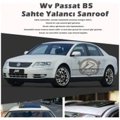 Resim Volksvogen Passat B5 Parlak Siyah Yalancı Çakma Sahte Sunroof 