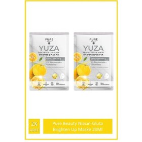 Resim Pure Beauty Niacın-gluta Brighten Up Maske 20ml 2x 