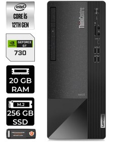 Resim LENOVO Neo 50T i5 12400 20GB RAM 256GB SSD GT730/4GB W11PRO 11SE00BPTX MASAÜSTÜ PC & PER4 BELLEK 