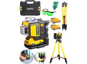 Resim BN-5 12 Işıklı Lazer Metre Terazi Tripotlu Yüksek Teknoloji ve Süper Kalite 