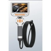 Resim Ancel Çift Kameralı 360° Dönebilen Endoskop Kamera | 5'' Ekran, Otomatik Odaklama, Led'li 6 mm Kamera, Sd Kayıt 