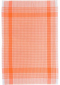 Resim Turuncu Renk Pöti Kare Kurulama Bezi,beslenme Ve Servis Peçetesi 