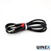 Resim Winex AX42 GFZ 3.5 MM Aux 1 M Siyah Kablo 