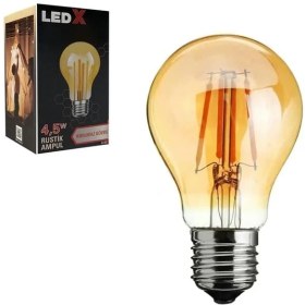 Resim Derin Stok Ledx A-60 Kırılmaz Gövde 4,5 Watt Rustik Ampul 