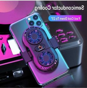 Resim Createtech Tutucu Telefonu Telefon Soğutma Radyatör Pedi Isı Gamepad Fanlı Emici Denetleyici Çift Cep Adet İg 